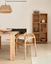 Load image into Gallery viewer, Deyanira table with oak veneer and solid oak legs 160 x 90 cm - image 5