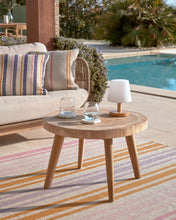Load image into Gallery viewer, Wellcres solid rain tree wood side table, Ø 65 cm - image 5