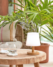 Load image into Gallery viewer, Ambar table lamp in polythylene and wood - image 3