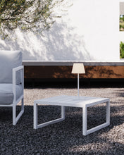 Load image into Gallery viewer, Comova 100% outdoor side table made from white aluminium, 60 x 60 cm - image 3