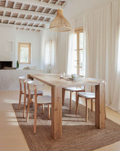 Load image into Gallery viewer, Deyanira table with oak veneer and solid oak legs 200 x 100 cm - image 3
