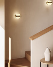 Load image into Gallery viewer, Anasol metal wall sconce with gold finish - image 3
