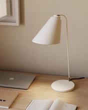 Load image into Gallery viewer, Tipir table lamp in steel with white finish UK adapter - image 2