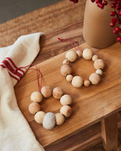 Load image into Gallery viewer, Suze set of 2 hanging ornaments made from felt and wood. - image 3