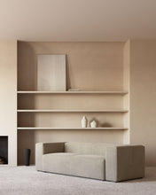 Load image into Gallery viewer, Blok 3-seater beige chenille sofa 240cm FSC Mix Credit - image 8