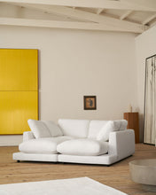 Load image into Gallery viewer, Gala 3-seater sofa with double chaise longue in white chenille FSC Mix Credit 210cm - image 5