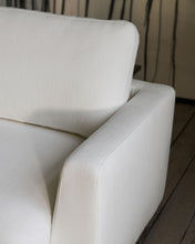 Load image into Gallery viewer, Gala 4-seater sofa with right chaise longue in white chenille FSC Mix Credit 300cm - image 6