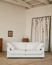 Load image into Gallery viewer, Gala 3-seater white chenille sofa FSC Mix Credit 210cm - image 5