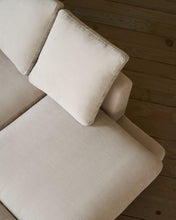 Load image into Gallery viewer, Gala 4-seater sofa with right chaise longue in beige chenille FSC Mix Credit 300cm - image 6
