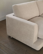 Load image into Gallery viewer, Gala 4-seater sofa with right chaise longue in beige chenille FSC Mix Credit 300cm - image 8