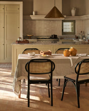 Load image into Gallery viewer, Doriane solid elm chair with black lacquer and upholstered seat - image 5