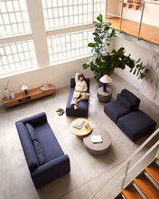 Load image into Gallery viewer, Neom 2 seater modular sofa in blue, 188 cm FSC Mix Credit - image 10