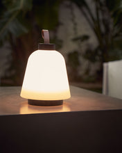 Load image into Gallery viewer, Udiya outdoor table lamp in polythene and metal with a black finish - image 5