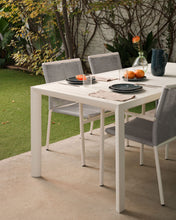 Load image into Gallery viewer, Culip aluminium outdoor table with white finish, 180 x 90 cm - image 5