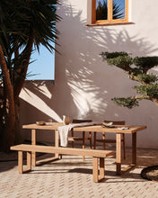 Load image into Gallery viewer, Canadell 100% outdoor solid recycled teak bench, 170 cm - image 6