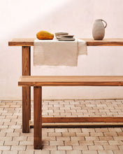 Load image into Gallery viewer, Canadell 100% outdoor solid recycled teak tall bench, 130 cm - image 5