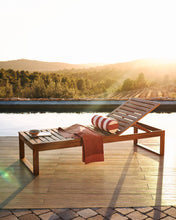Load image into Gallery viewer, Sulamita outdoor sun lounger made from solid acacia wood FSC 100% - image 15