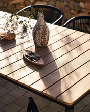 Load image into Gallery viewer, Canyelles extendable outdoor table, plastic lumber &amp; matte black aluminium, 180(240) x 100 cm - image 9