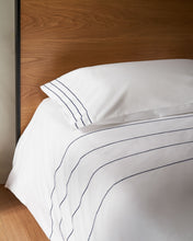 Load image into Gallery viewer, Taiana oak wood veneer bed with steel legs in a black finish, 90 x 190 cm - image 4