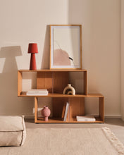Load image into Gallery viewer, Litto set of 2 modular shelving units in oak wood veneer, 101 x 76 cm - image 10
