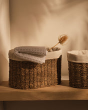 Load image into Gallery viewer, Tossa set of 2 medium natural fiber baskets - image 3