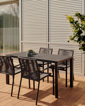Load image into Gallery viewer, Culip stackable outdoor chair in aluminium and cord in grey - image 12