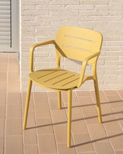 Load image into Gallery viewer, Morella stackable outdoor chair in mustard - image 11