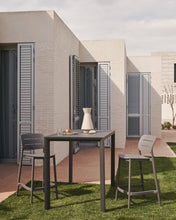 Load image into Gallery viewer, Culip aluminium outdoor bar table in powder coated grey finish, 150 x 77 cm - image 5
