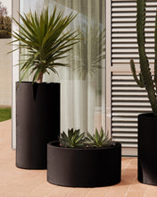 Load image into Gallery viewer, Aiguablava plant pot in black cement, Ø 62 cm - image 3