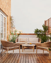Load image into Gallery viewer, Pola solid eucalyptus wood and cement coffee table, Ø 84,4 cm FSC - image 4