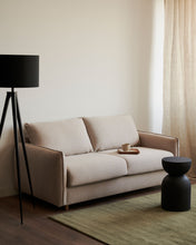 Load image into Gallery viewer, Carlota beige 2-seater sofa bed with solid beech wood legs 185cm FSC Mix Credit - image 7