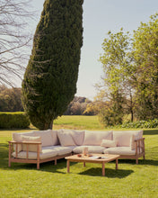 Load image into Gallery viewer, Sacova set, 5 seater corner sofa and coffee table made from solid eucalyptus wood - image 5