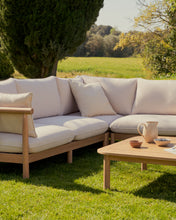 Load image into Gallery viewer, Sacova set, 5 seater corner sofa and coffee table made from solid eucalyptus wood - image 7