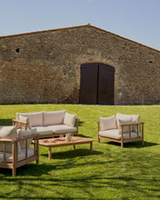 Load image into Gallery viewer, Sacova solid eucalyptus wood coffee table, 100% outdoor suitable 140 x 89 cm - image 6
