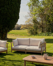 Load image into Gallery viewer, Sacova 2 seater sofa, made from solid eucalyptus wood 195 cm - image 9