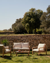 Load image into Gallery viewer, Sacaleta 2 seater sofa, made from solid eucalyptus wood 142 cm - image 10