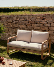 Load image into Gallery viewer, Sacaleta 2 seater sofa, made from solid eucalyptus wood 142 cm - image 9