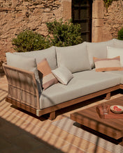 Load image into Gallery viewer, Raco 5 seater corner sofa and coffee table, made from solid acacia wood - image 6
