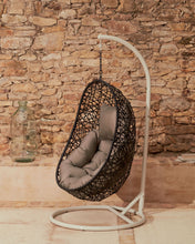 Load image into Gallery viewer, Pendant armchair with light grey Florina dark grey base - image 5