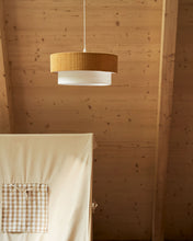 Load image into Gallery viewer, Bianella ceiling lamp in cotton and mustard corduroy, Ø 40 cm - image 4