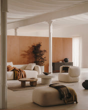 Load image into Gallery viewer, Martina ecru bouclé armchair with cushion FSC Mix Credit - image 11