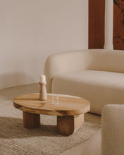 Load image into Gallery viewer, Mosi solid mungur wood coffee table Ø 90 x 60 cm - image 5
