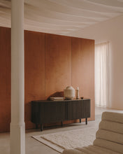 Load image into Gallery viewer, Mailen 2 door sideboard in ash veneer with a dark finish 180 x 75 cm - image 9