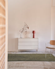 Load image into Gallery viewer, Vedrana 3-drawer chest of drawers white lacquered MDF 110 x 75 cm - image 7