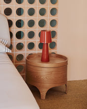 Load image into Gallery viewer, Octavia bedside table in ash plywood FSC Mix Credit Ø 55 cm - image 5