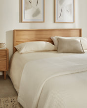 Load image into Gallery viewer, Lenon oak wood and veneer bed for 160 x 200 cm mattress, FSC MIX Credit - image 7