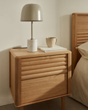 Load image into Gallery viewer, Alish table lamp in metal and marble UK adapter - image 2