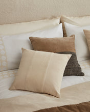 Load image into Gallery viewer, Zaira cushion cover 100% cotton and white velvet 45 x 45 cm - image 3