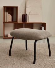 Load image into Gallery viewer, Belina footrest in light brown and steel with black finish FSC 100% - image 5