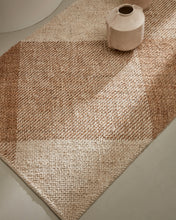Load image into Gallery viewer, Maelan jute &amp; cotton check rug 160 x 230 cm - image 3